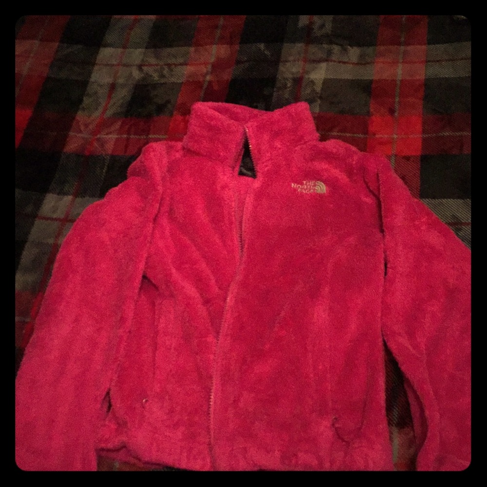 Pink fuzzy jacket